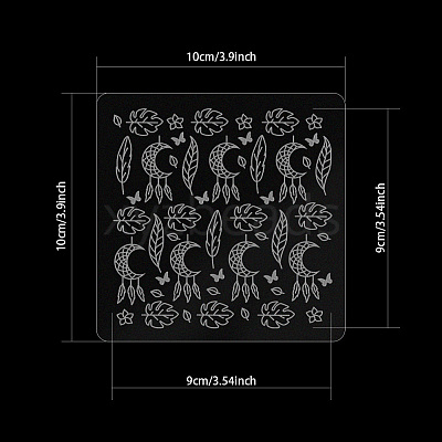 Acrylic Clay Texture Boards DIY-WH0498-0018-1