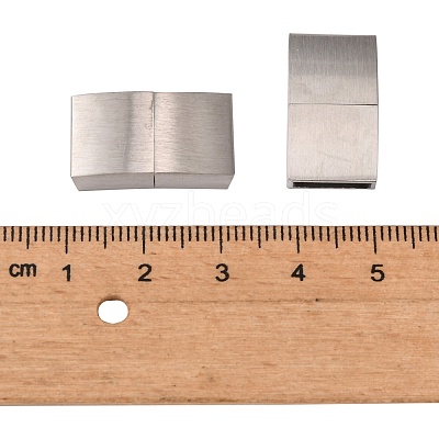 Non-Tarnish 316 Surgical Stainless Steel Bayonet Clasps STAS-G241-21P-1