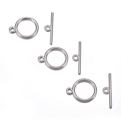 Tibetan Style Toggle Clasps TIBE-A12208-P-NR-1