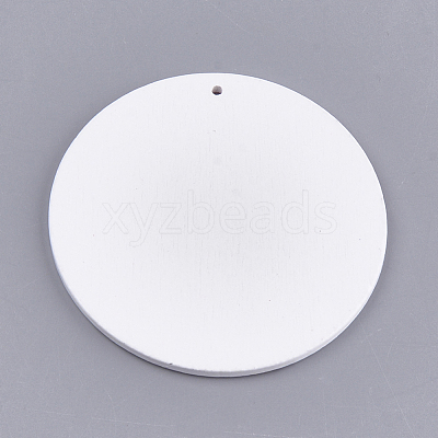 Printed Wooden Big Pendants WOOD-S048-21-1