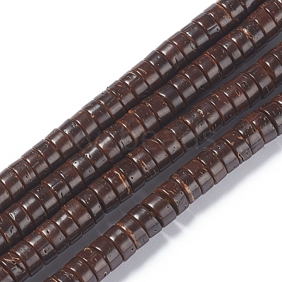 Coconut Beads Strands COCB-D0002-10-1