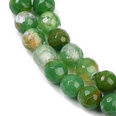 Natural Fire Crackle Agate Beads Strands G-C082-A01-26-1