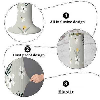 Cloth Tower Fan Dust Cover AJEW-WH20020-074E-1