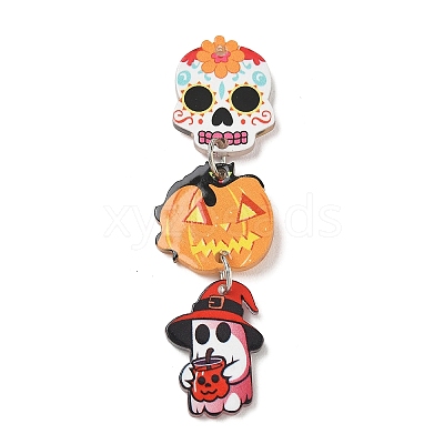 Halloween Printed Acrylic Big Pendants AC-CBACFA6-01D-P-1