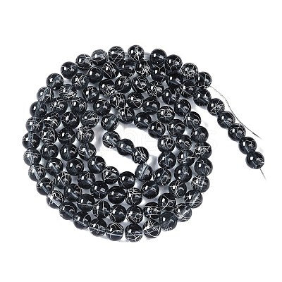 Drawbench Transparent Glass Beads Strands GLAD-Q012-6mm-14-1