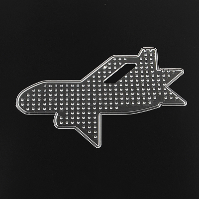 Plane/Airliner ABC Plastic Pegboards used for 5x5mm DIY Fuse Beads DIY-Q009-32-1