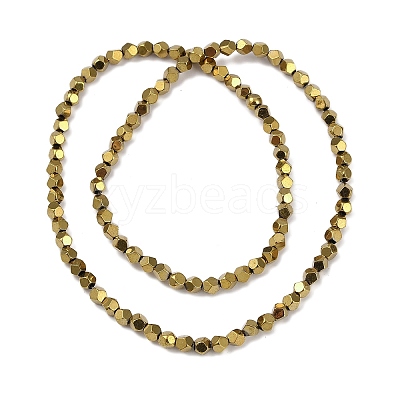 Electroplated Synthetic Non-magnetic Hematite Beads Strands G-A234-G03-01G-1