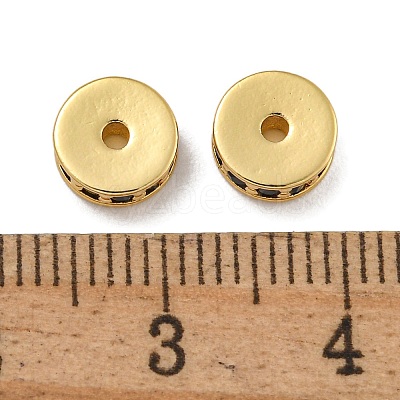Rack Plating Brass Micro Pave Cubic Zirconia Beads KK-U030-27G-02-1