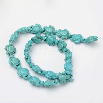 Dyed Synthetic Turquoise Bead Strands X-G-M152-10-B-1