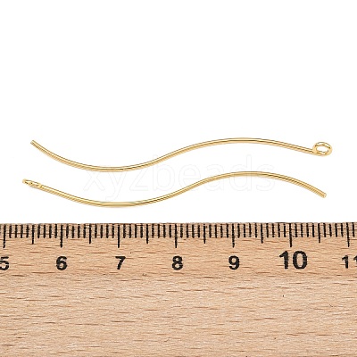 Brass Earring Findings KK-A274-17E-G-1