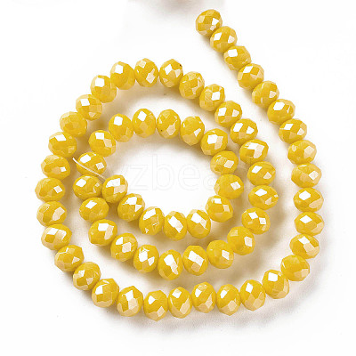 Electroplate Glass Beads Strands LS-EGLA-A034-P3mm-A07-1