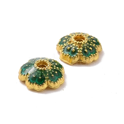 Alloy Enamel Bead Caps LS-ENAM-D027-01A-04G-1