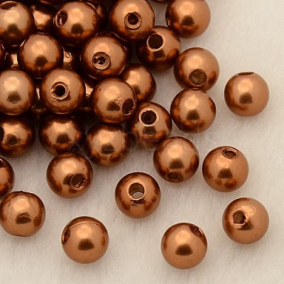 Imitation Pearl Acrylic Beads PL609-12-1