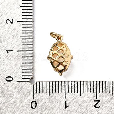Brass Charms KK-Q043-06G-03-1