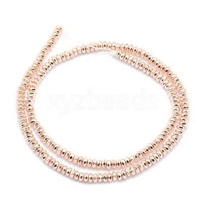 Electroplate Non-magnetic Synthetic Hematite Beads Strands G-L485-06D-LRG-1