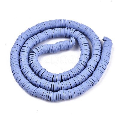 Handmade Polymer Clay Beads Strands CLAY-R089-8mm-023-1