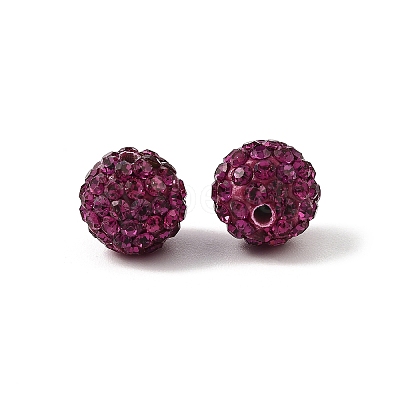 Pave Disco Ball Beads LS-RB-H258-10MM-502-1