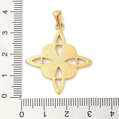 304 Stainless Steel Pendants STAS-D015-02A-G-1