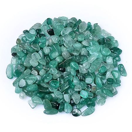 Natural Green Strawberry Quartz Tumbled Chips PW-WGA7DCE-41-1