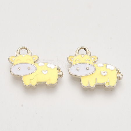 Alloy Enamel Pendants ENAM-S119-005B-1