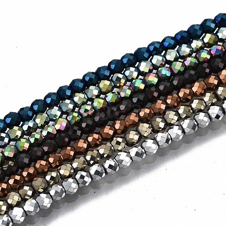 Electroplate Non-magnetic Synthetic Hematite Beads G-T114-59-1