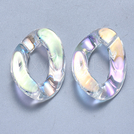 Transparent Acrylic Linking Rings LS-X-OACR-S036-001B-D01-1