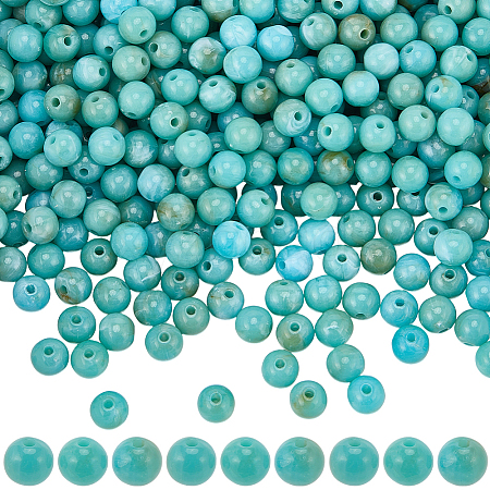 500Pcs Round Imitation Gemstone Acrylic Beads OACR-SP0001-67-1