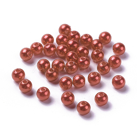 Imitation Pearl Acrylic Beads PL612-23-1