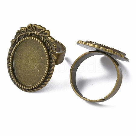 Adjustable Alloy Pad Ring Settings FIND-WH0110-466AB-1