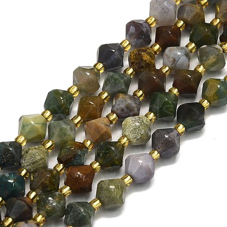 Natural Indian Agate Beads Strands G-I376-B13-01-1