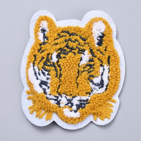 Computerized Embroidery Cloth Iron on/Sew on Patches X-DIY-D048-30-1