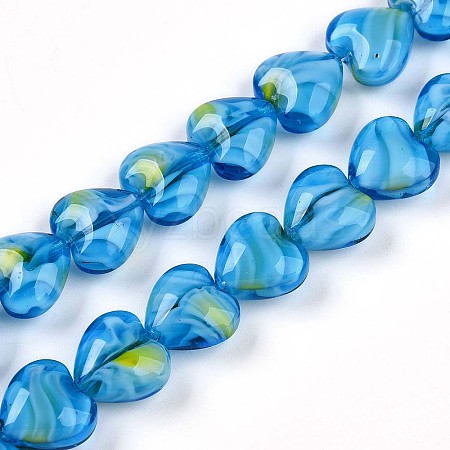 Millefiori Glass Beads Strands GLAA-T023-34G-1