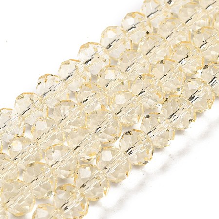 Transparent Baking Paint Glass Beads Strands LS-DGLA-A034-T8mm-D02-1