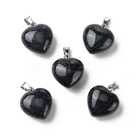 Synthetic Blue Goldstone Pendants G-F820-10A-32-1