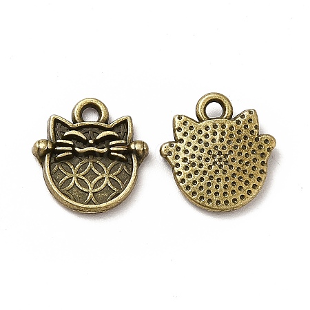 Tibetan Style Alloy Charms PALLOY-M198-20AB-1