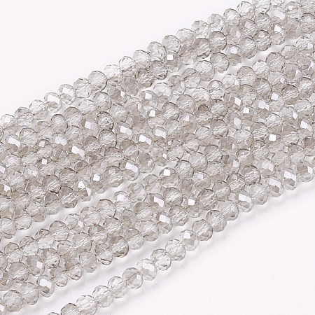 Transparent Glass Beads Strands GLAA-F076-B04-1