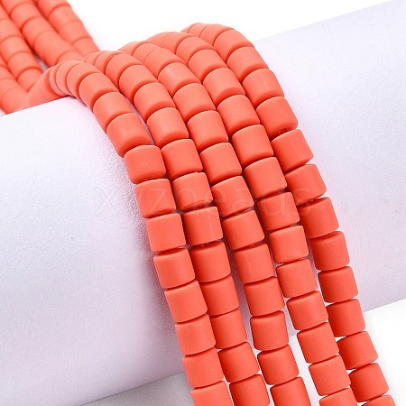 Handmade Polymer Clay Bead Strands X-CLAY-ZX006-01-37-1