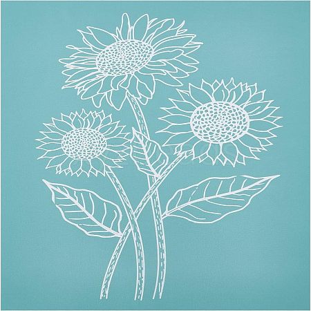 Self-Adhesive Silk Screen Printing Stencil DIY-WH0173-019-1