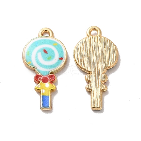 Alloy Enamel Pendants ENAM-D043-12G-03-1