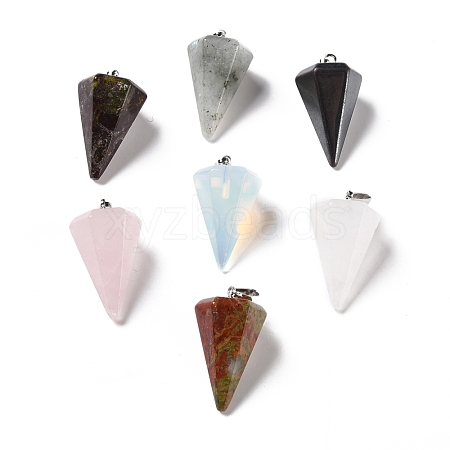 Natural & Synthetic Gemstone Pendants G-F714-02-1