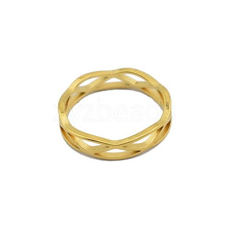 Cross 201 Stainless Steel Finger Rings FS-WG7A805-05-1