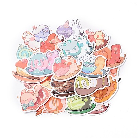 Waterproof Self Adhesive Paper Stickers X-DIY-F108-09-1