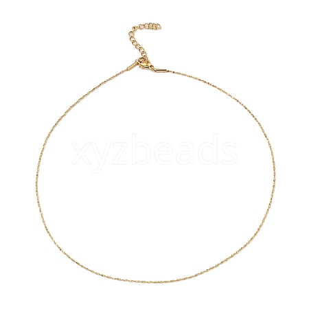10Pcs Vacuum Plating 304 Stainless Steel Serpentine Chain Necklaces Set NJEW-K254-01G-1