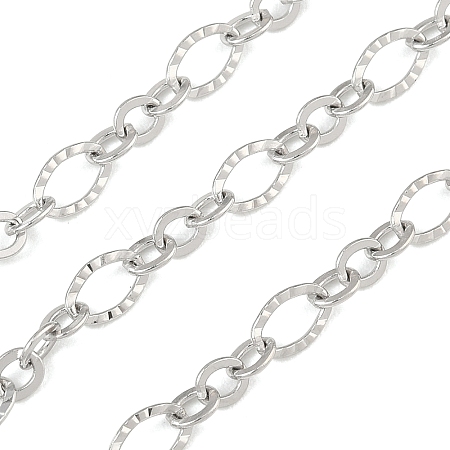 304 Stainless Steel Link Chains CHS-G052-02P-1