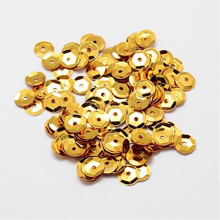 Plastic Paillette Beads PVC-A001-4mm-10-1