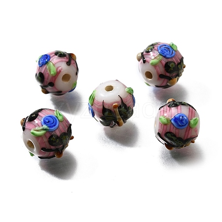 Handmade Lampwork Beads LAMP-K042-07C-1