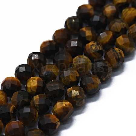 Natural Tiger Eye Beads Strands G-G927-30-1