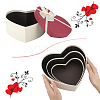Heart Candy Paper Boxes CON-WH0008-14-3