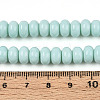 Opaque Spray Painted Glass Beads X-GLAA-ZX008-8mm-18A-4