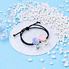 Craftdady 100Pcs 10 Colors Transparent Enamel Acrylic Beads TACR-CD0001-09-12